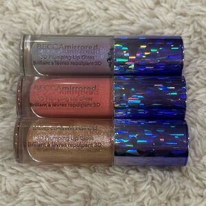 becca x barbie ferreira mirrored 3d plumping gloss set of 3